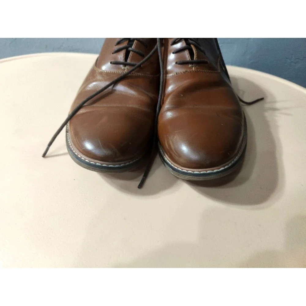 Steve Madden‎ Nunan Dress Shoes, Men's Size 12M Whiskey Brown MSRP $79.95
